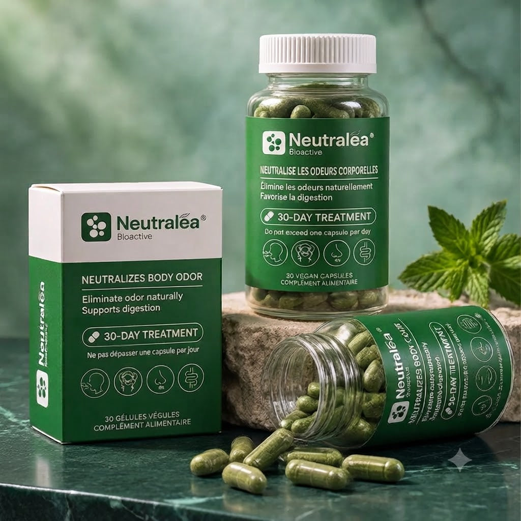 COMPLÉMENT 100 % NATUREL CONTRE LA MAUVAISE HALEINE ET LES ODEURS.