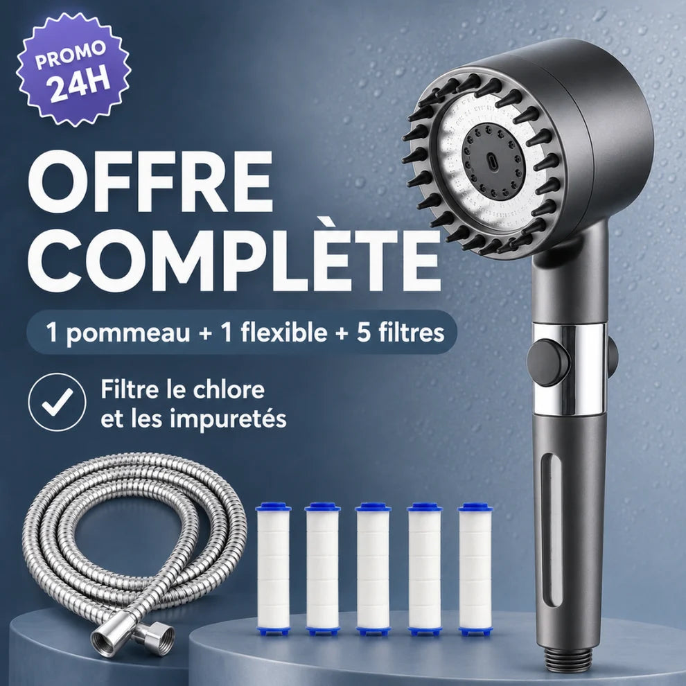 Pommeau de douche filtrant Hydro-Pure