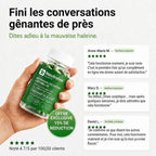 COMPLÉMENT 100 % NATUREL CONTRE LA MAUVAISE HALEINE ET LES ODEURS.