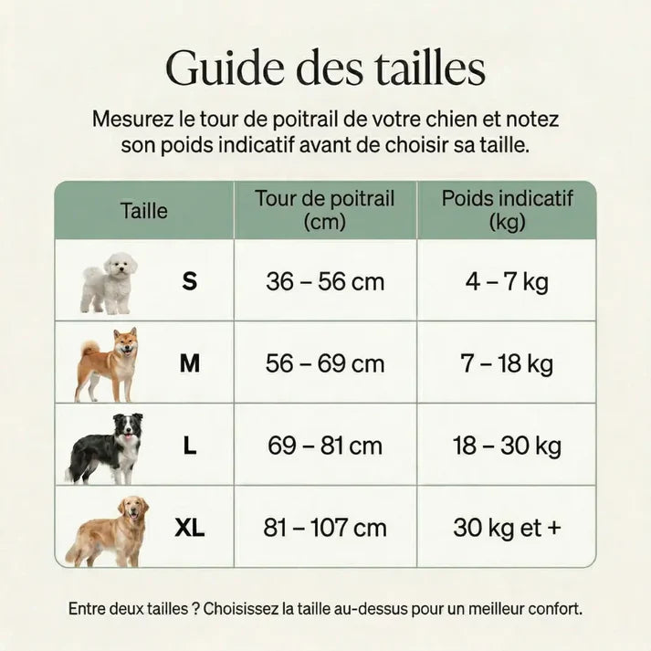 Harnais en Y pour chien haut de gamme Forest