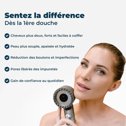 Pommeau de douche filtrant Hydro-Pure